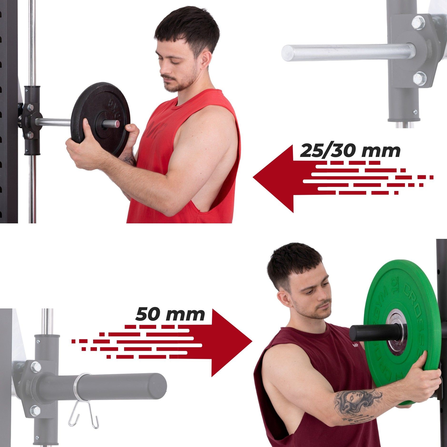 TRINFIT Multi Smith CX60 rozměr kotoučů