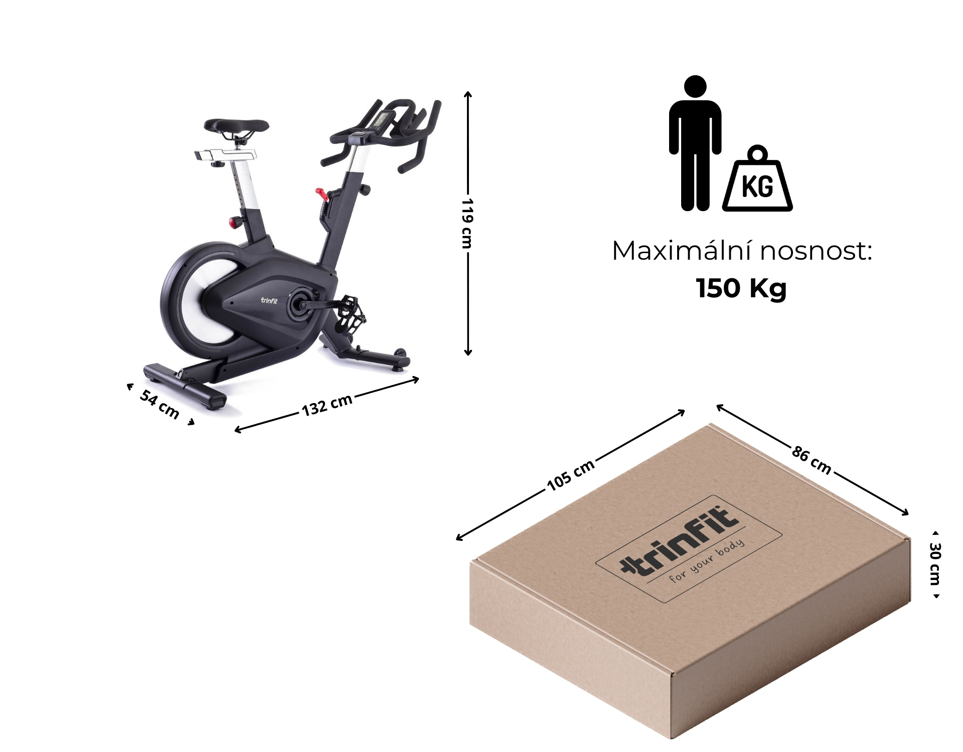 TRINFIT S700 rozměry
