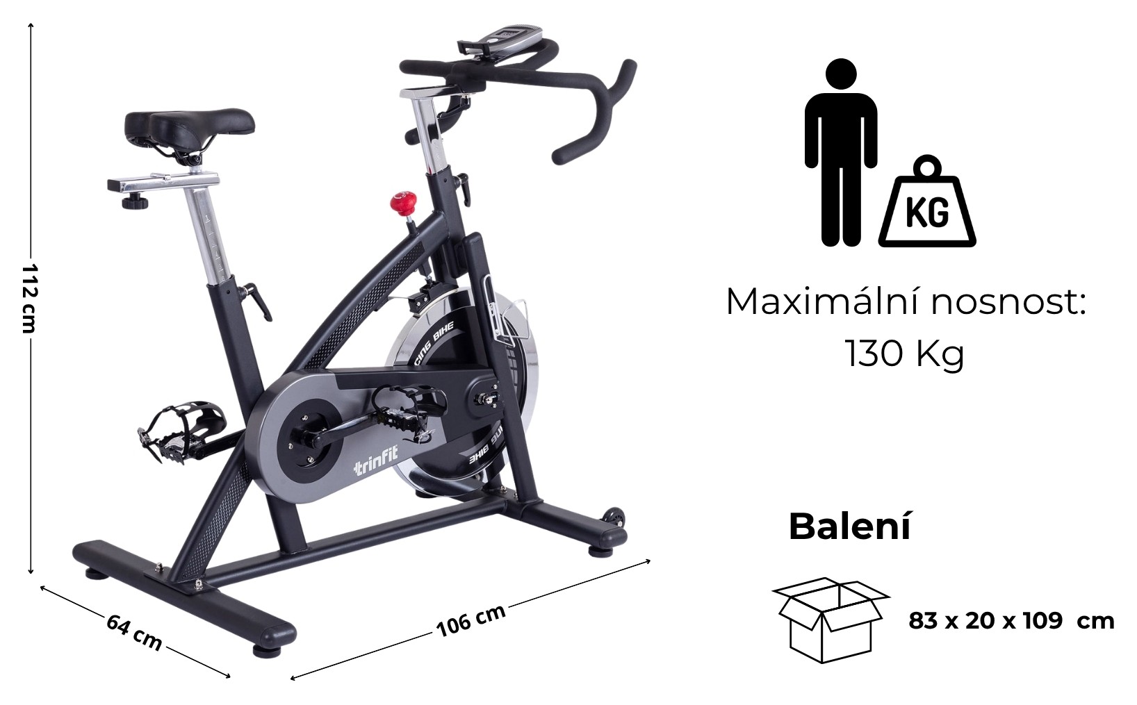 TRINFIT Spin S300i rozměry