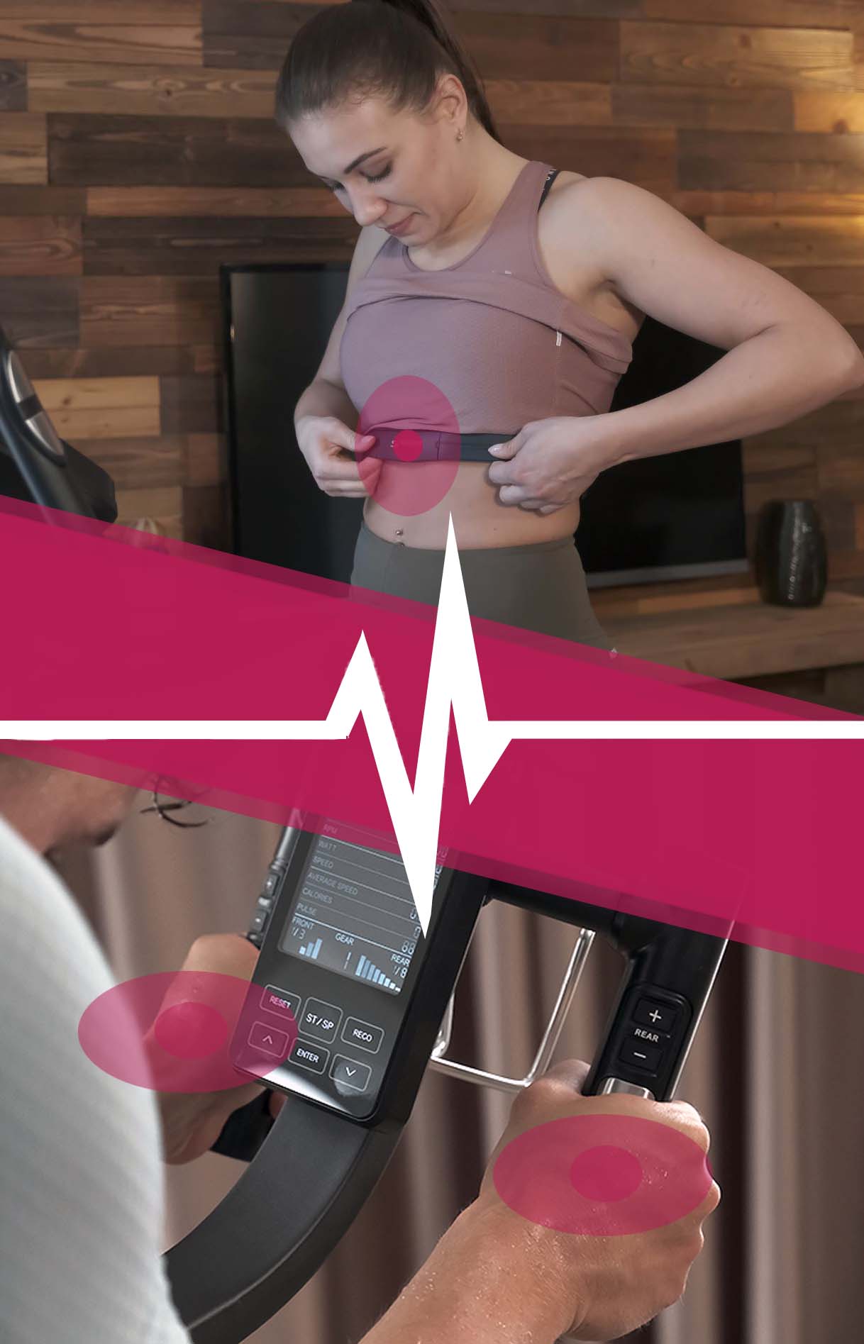 Trinfit Spin S600i Elite tepová frekvence