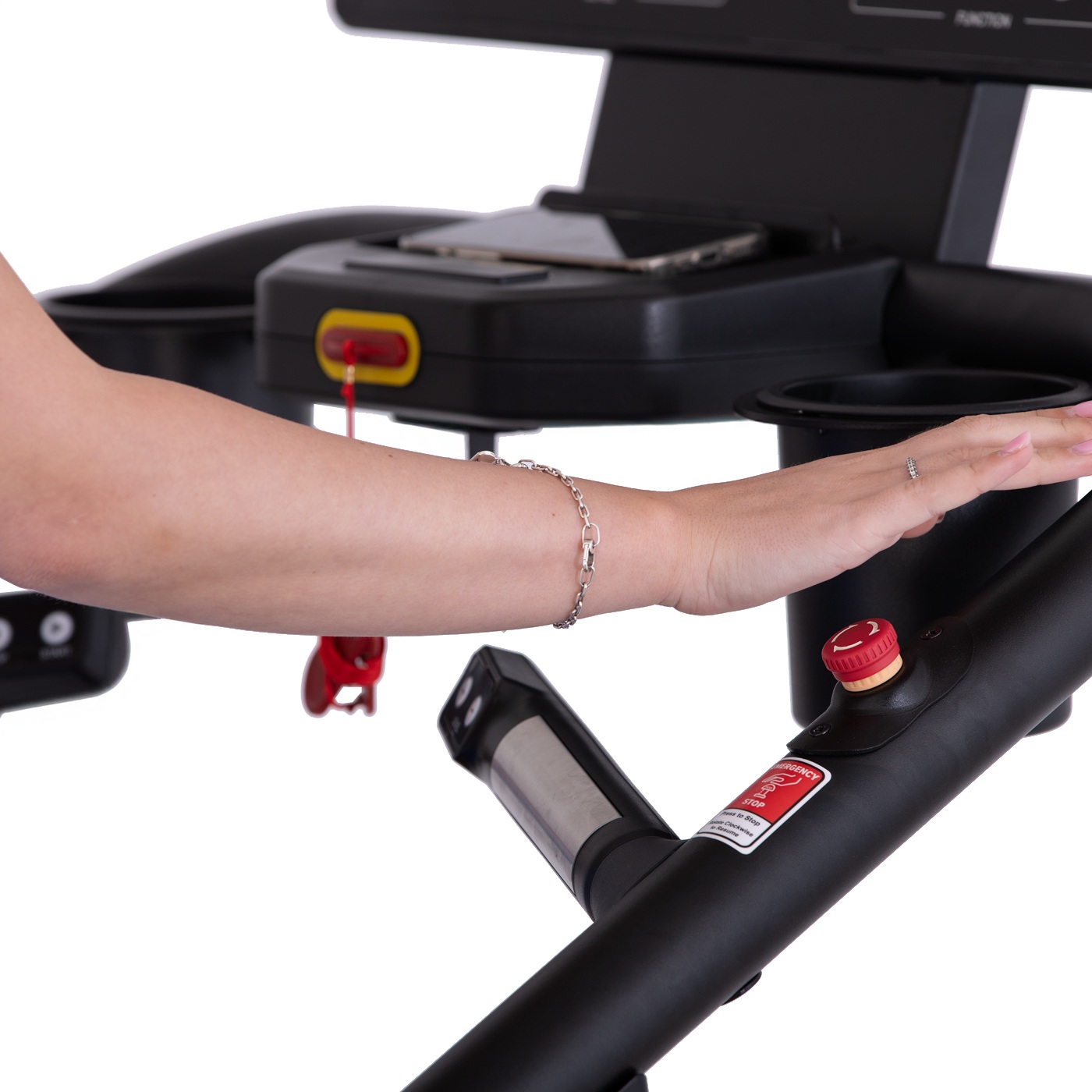 TRINFIT Stair Trainer s modelkou bezpočnostní pojistka