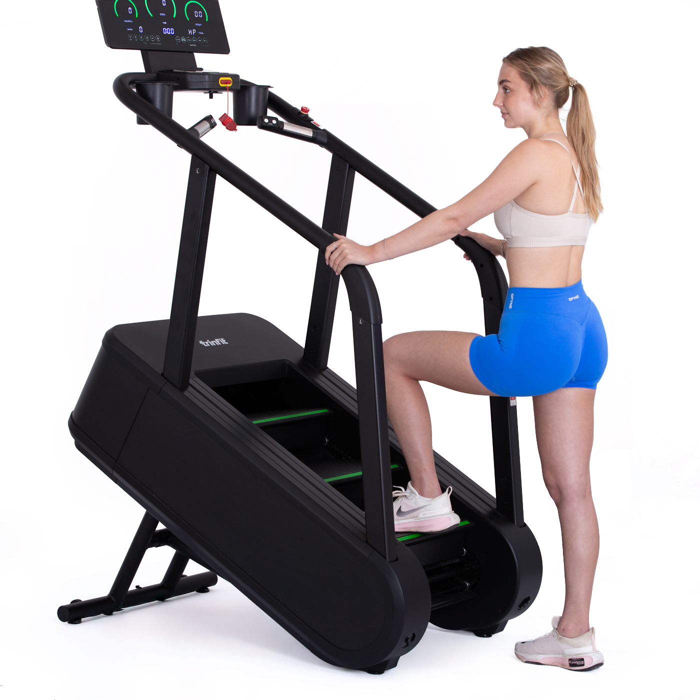 TRINFIT Stair Trainer s modelkou promo