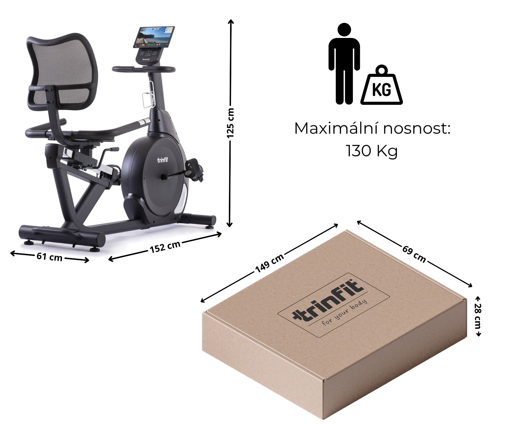 TRINFIT Vivo B650i rozměry