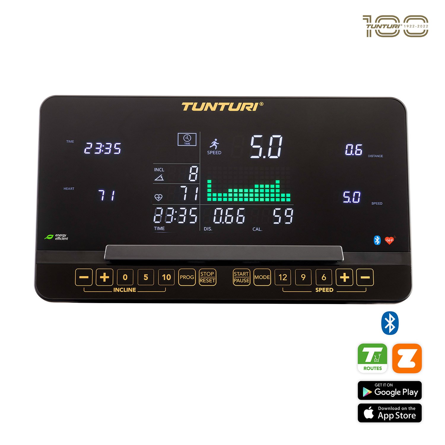 TUNTURI Centuri T100 displej