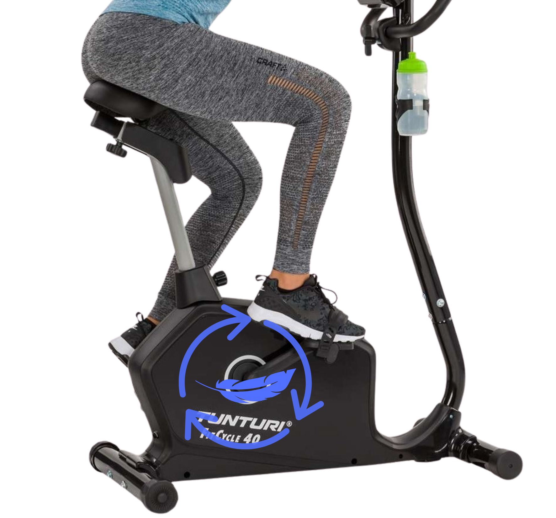 TUNTURI FitCycle 40i plynulý chod