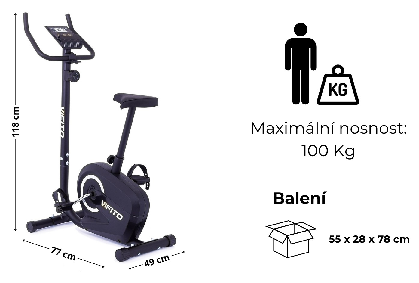 VIFITO Evo 200 rozměry