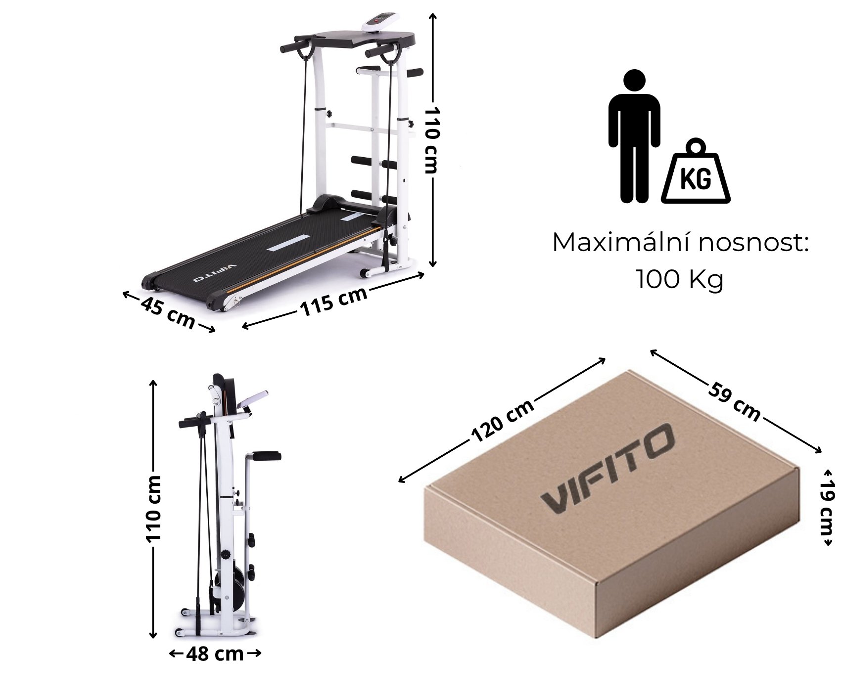 VIFITO Rio 3 rozměry