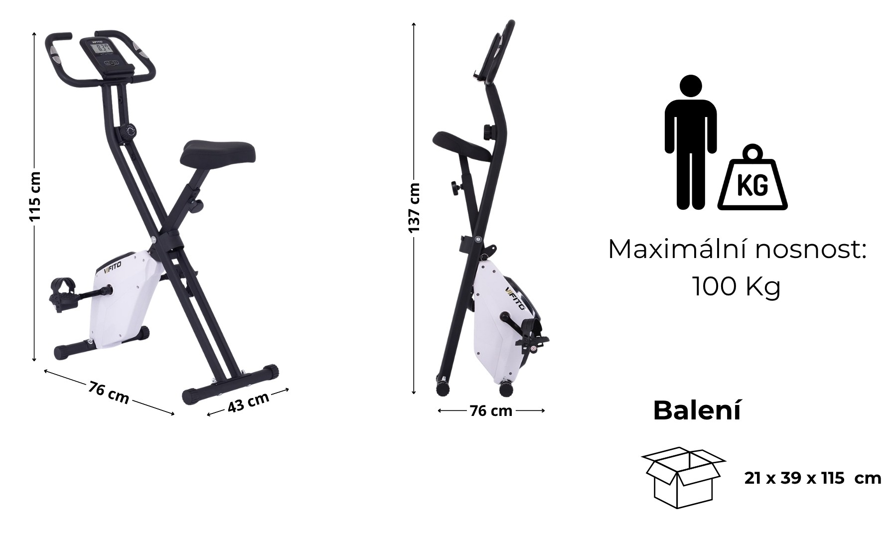 VIFITO Xfit 30 rozměry