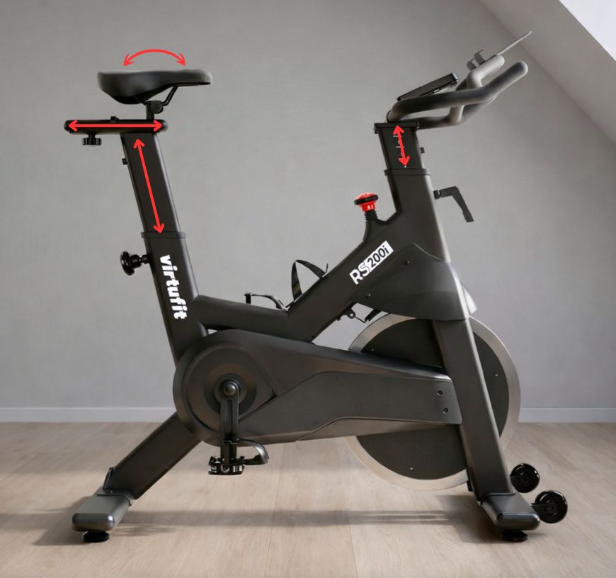 VIRTUFIT RS200i ergonomie