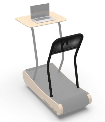 WALKOLUTION MTD700R 77cm s integrovaným stolem opěrka 